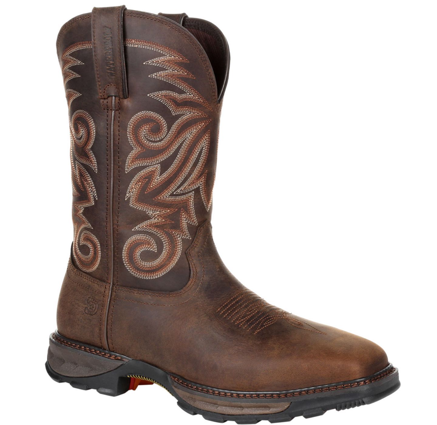 Мужские ботинки Durango Maverick XP Steel Toe Waterproof Western Work Boot, цвет: Коричневый, вариант 1 — фото 10