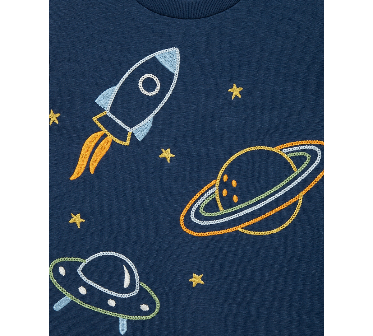 Little Me Baby Boys Space T-shirts & Jogger Pants, 3 Piece Set In Blue
