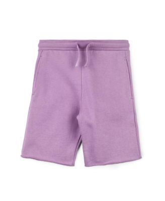 Mightly Toddler Fair Trade Organic Cotton Above the Knee Shorts - Lilac