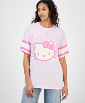 Grayson Threads, The Label - Juniors' Hello Kitty Varsity T-Shirt