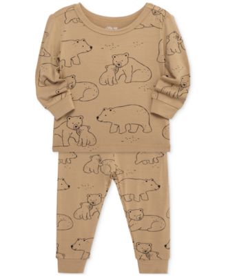 Baby Boys Bears Pajamas, 4 Piece Set 