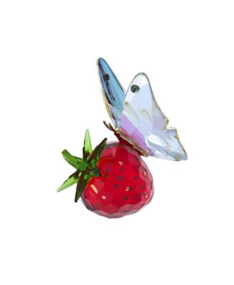 Idyllia Butterfly and Strawberry Figurine