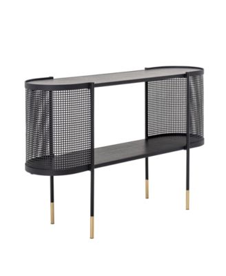 CREATIVE CO-OP 14.2" Metal Sleek Modern Console Table