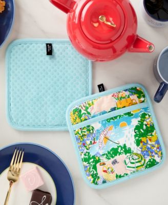 Spring Garden Pot Holder Set, 8" x 8"