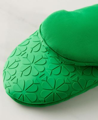 Spade Flower Soft Silicone Mini Mitt Set, 5.5" x 8"