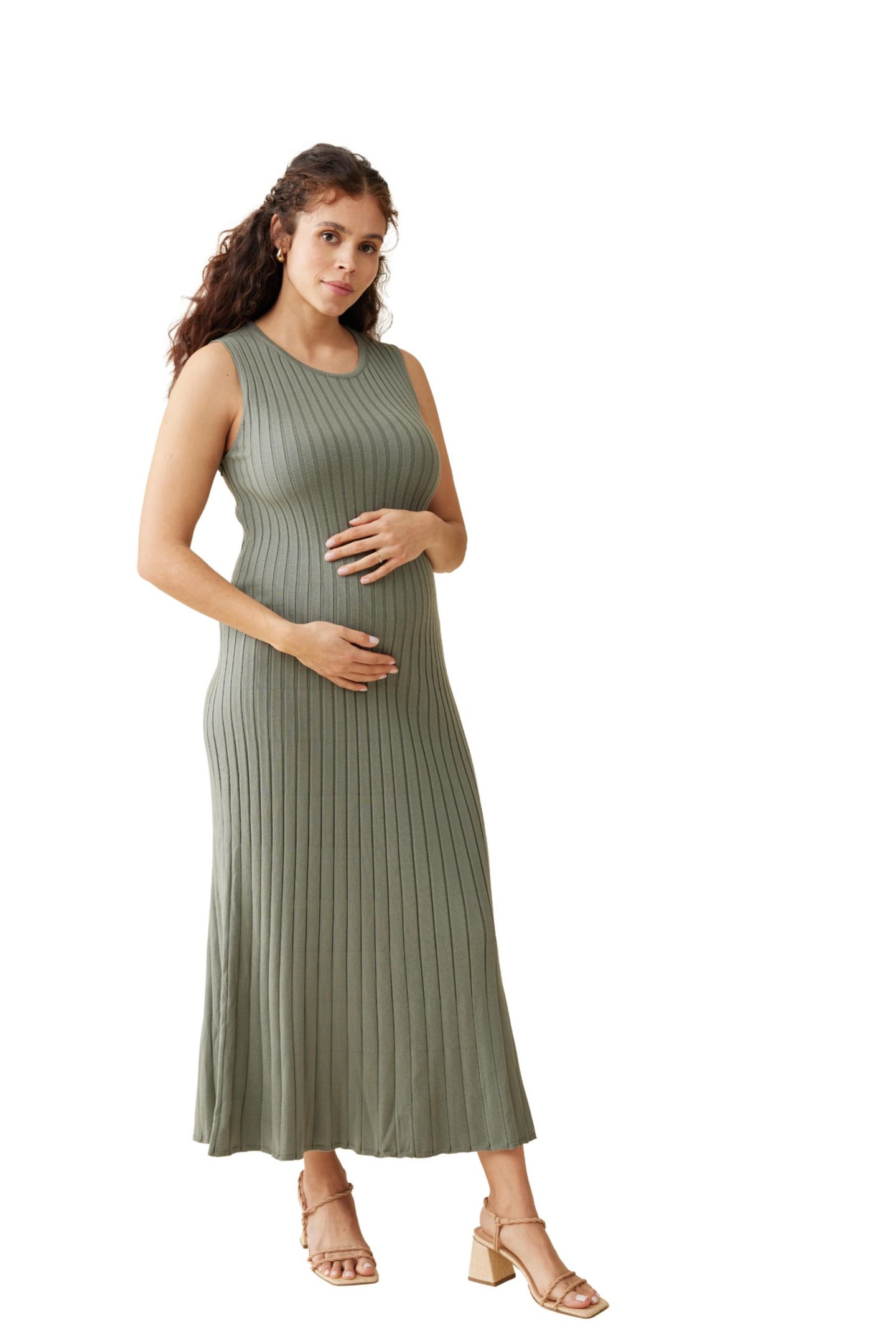 Женские комбинезоны Maternity Ingrid + Isabel Limitless Knit Jumpsuit, цвет: Agave — фото 1