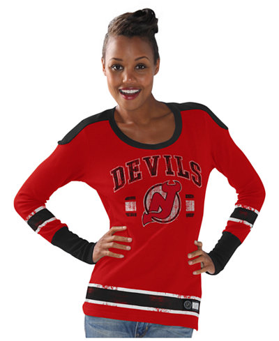 G3 Sports Women's Long-Sleeve New Jersey Devils PP Thermal T-Shirt
