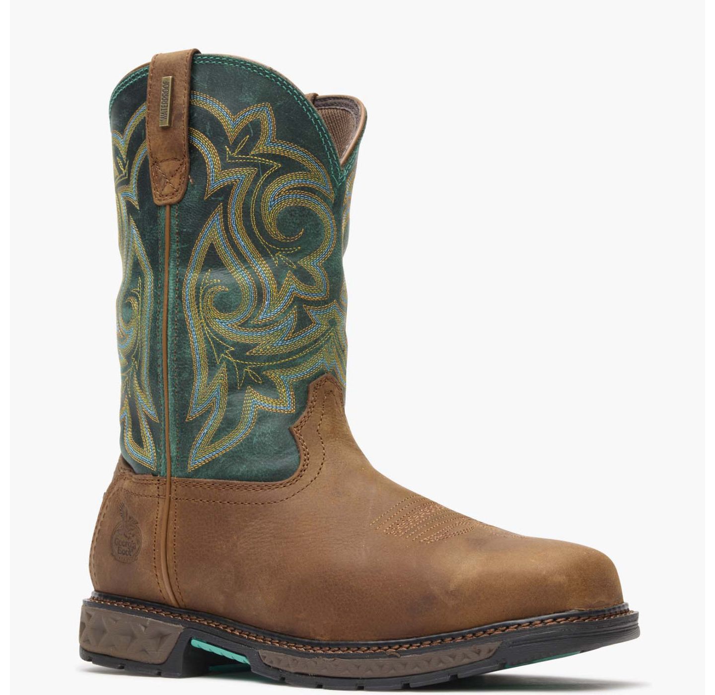 Женские ботинки GEORGIA BOOT Carbo-Tec LT Steel Toe Waterproof Pull-On, цвет: Коричневый — фото 7