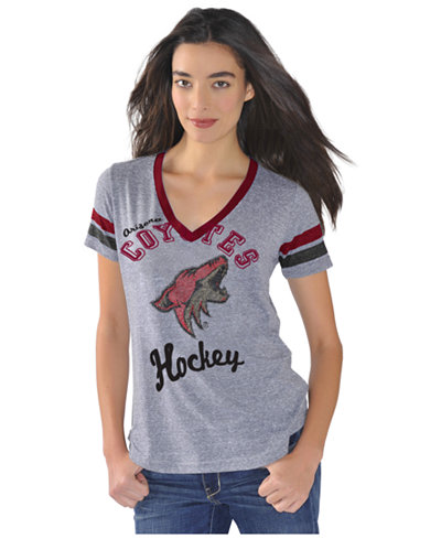 G3 Sports Women's Arizona Coyotes Rhinestone T-Shirt