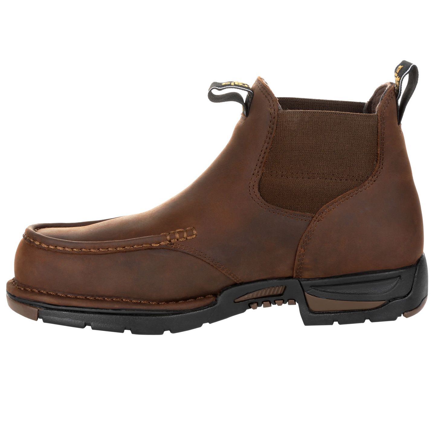 Мужские ботинки GEORGIA BOOT Athens Chelsea Waterproof Work Boot, цвет: Тёмный коричневый — фото 5