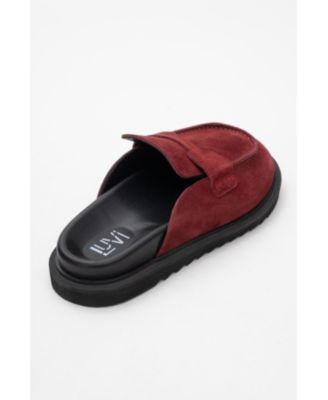 Laven Suede Leather Clogs