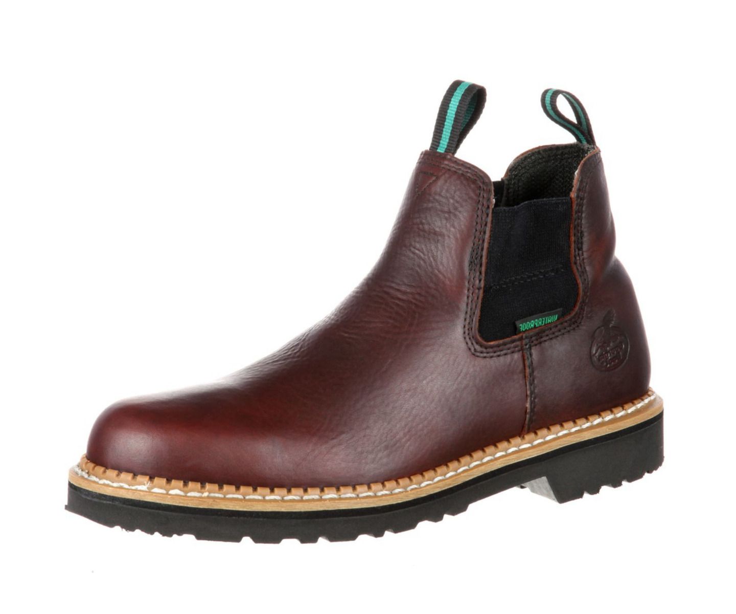 Мужские ботинки GEORGIA BOOT Georgia Giant Waterproof Steel Toe Chelsea, цвет: Коричневый — фото 7