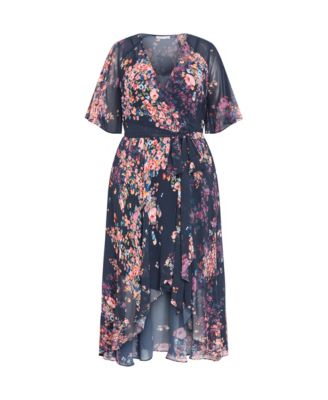 Plus Size Lovers Lane Print Dress