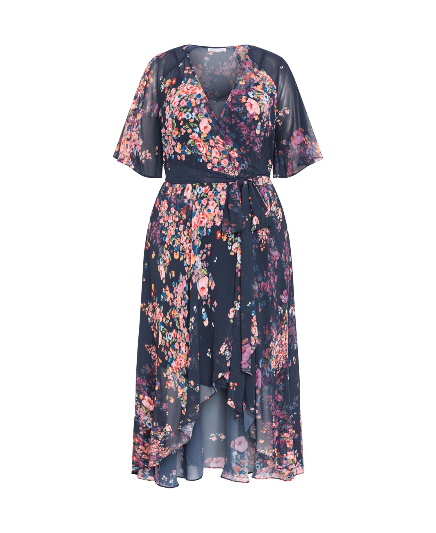 Plus Size Lovers Lane Print Dress