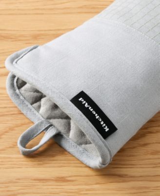Gourmet Series Gridlines Oven Mitts Set, Pack of 2