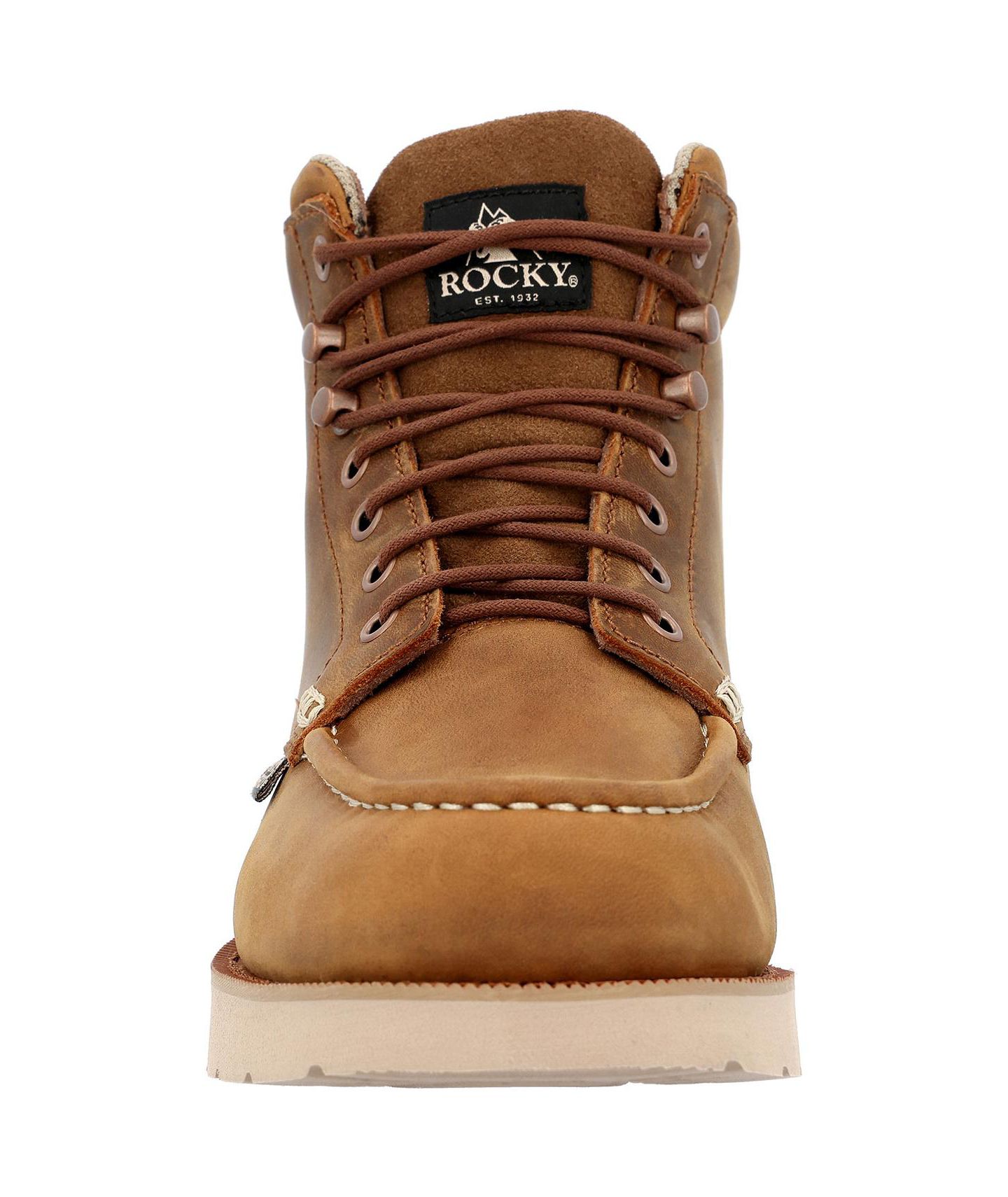 Мужские ботинки ROCKY MonoCrepe Wedge 6" Composite Toe Work Boot, цвет: Crazy Horse — фото 2