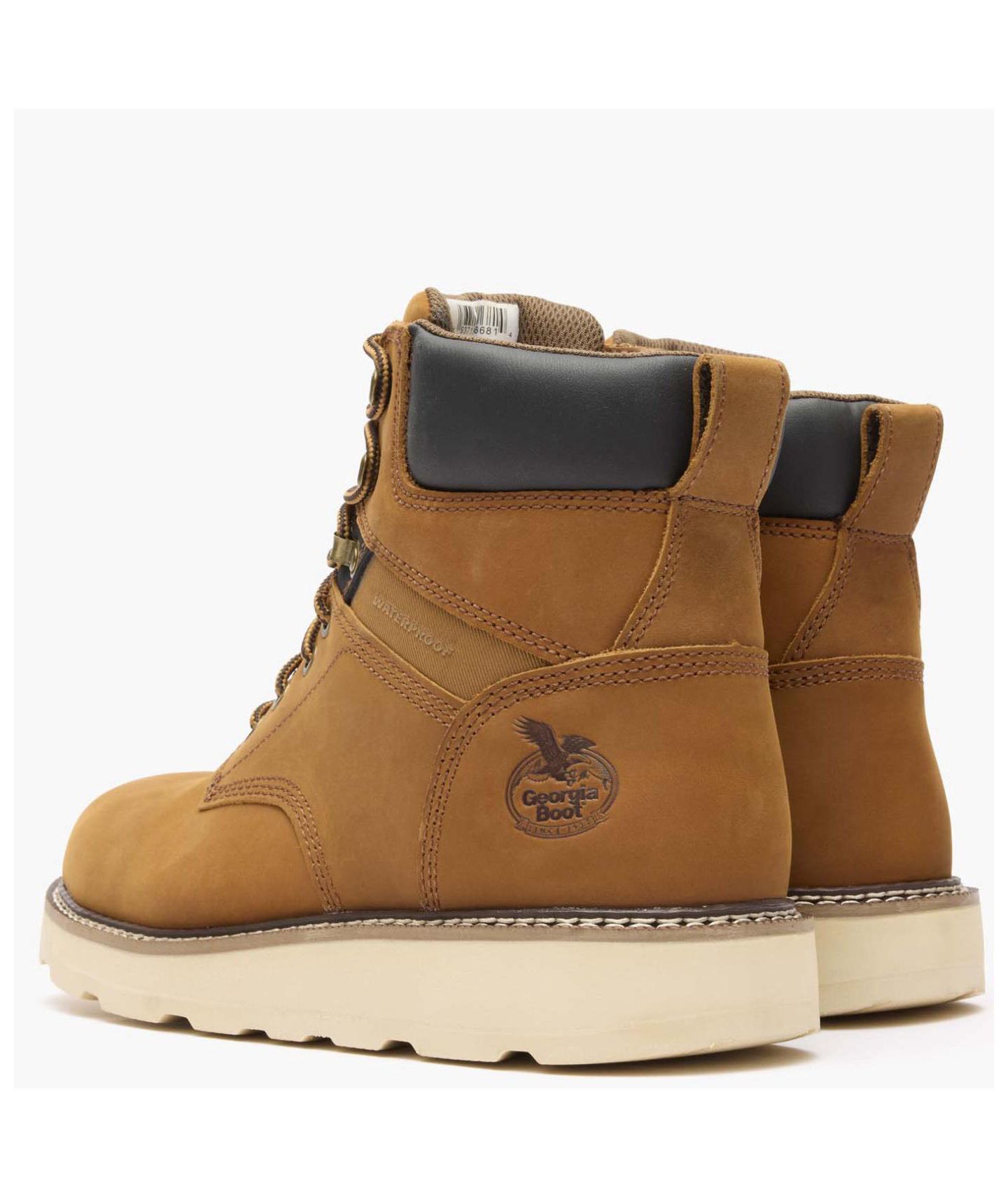 Мужские ботинки GEORGIA BOOT Core 37 Wedge Steel Toe Waterproof Work Boot, цвет: Золотой — фото 3
