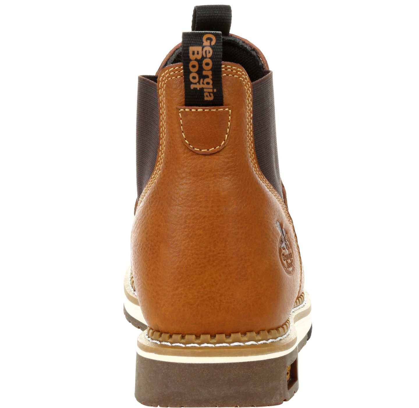 Мужские ботинки GEORGIA BOOT Amp LT Wedge Chelsea Work Boot, цвет: Коричневый — фото 4
