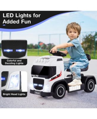6V Kids Electric Ride-on Truck with Height Adjustable Seat