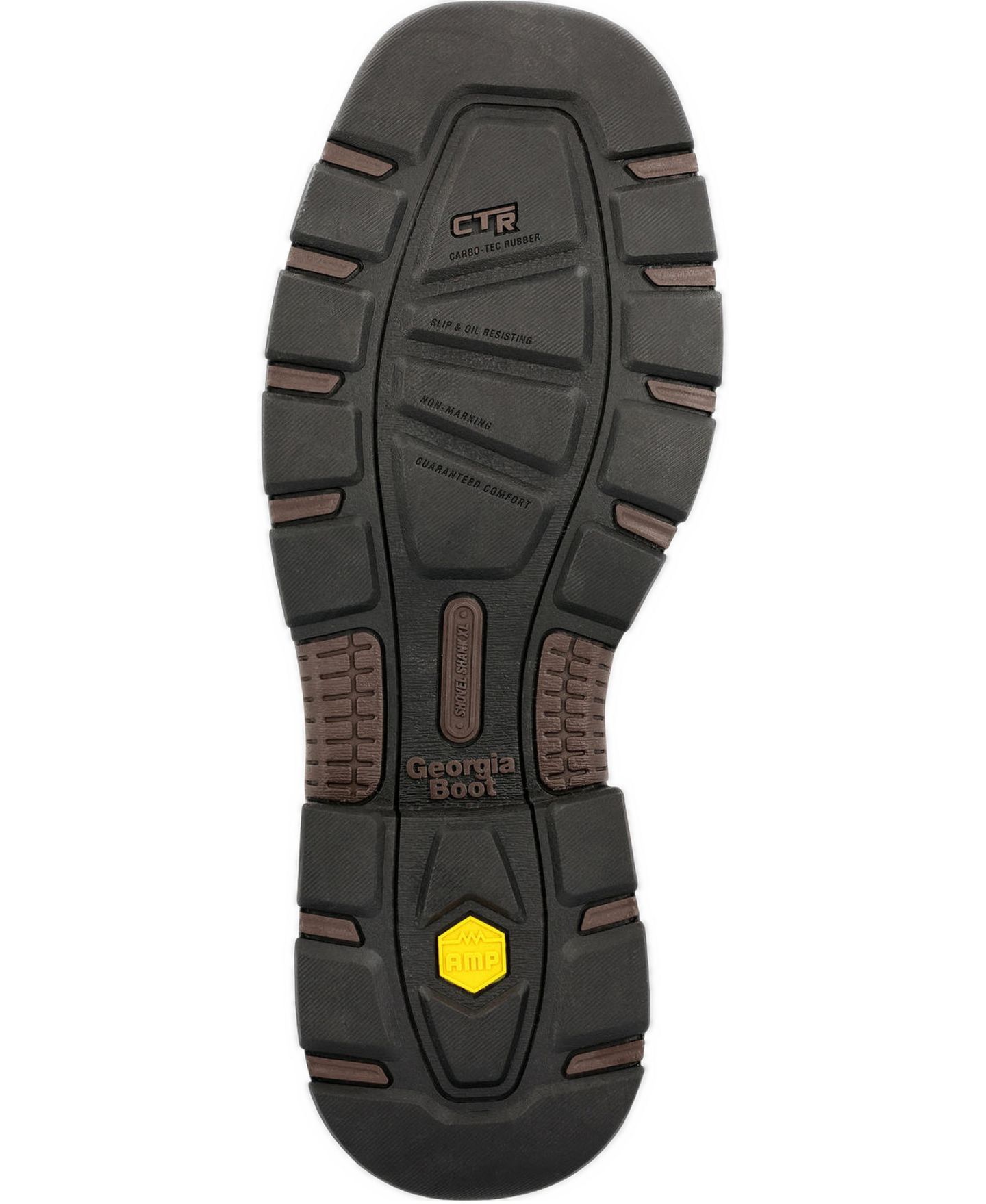 Мужские ботинки GEORGIA BOOT Carbo-Tec FLX Pull-on with InsulKul Work in Brown/Brick, цвет: Коричневый — фото 3