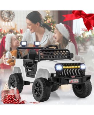 12V Kids Ride on Truck Car with Parental Remote and Music Player