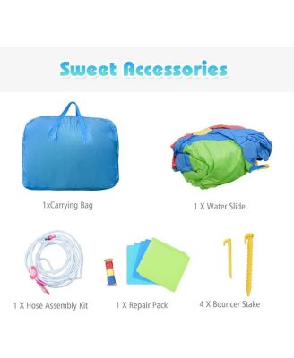 Inflatable Water Pool with Splash and Slide