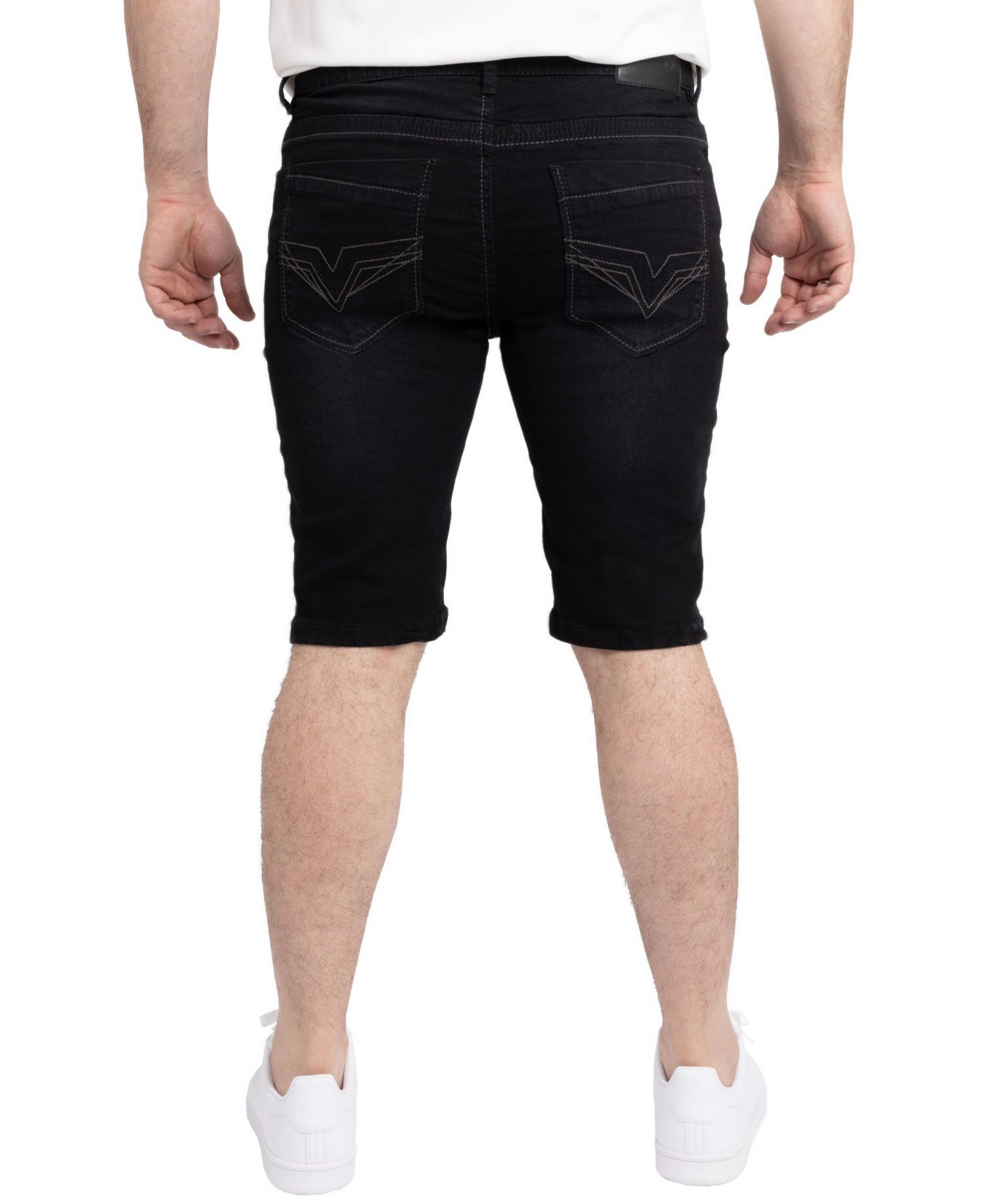 Men's Saddle Stitch Denim Shorts