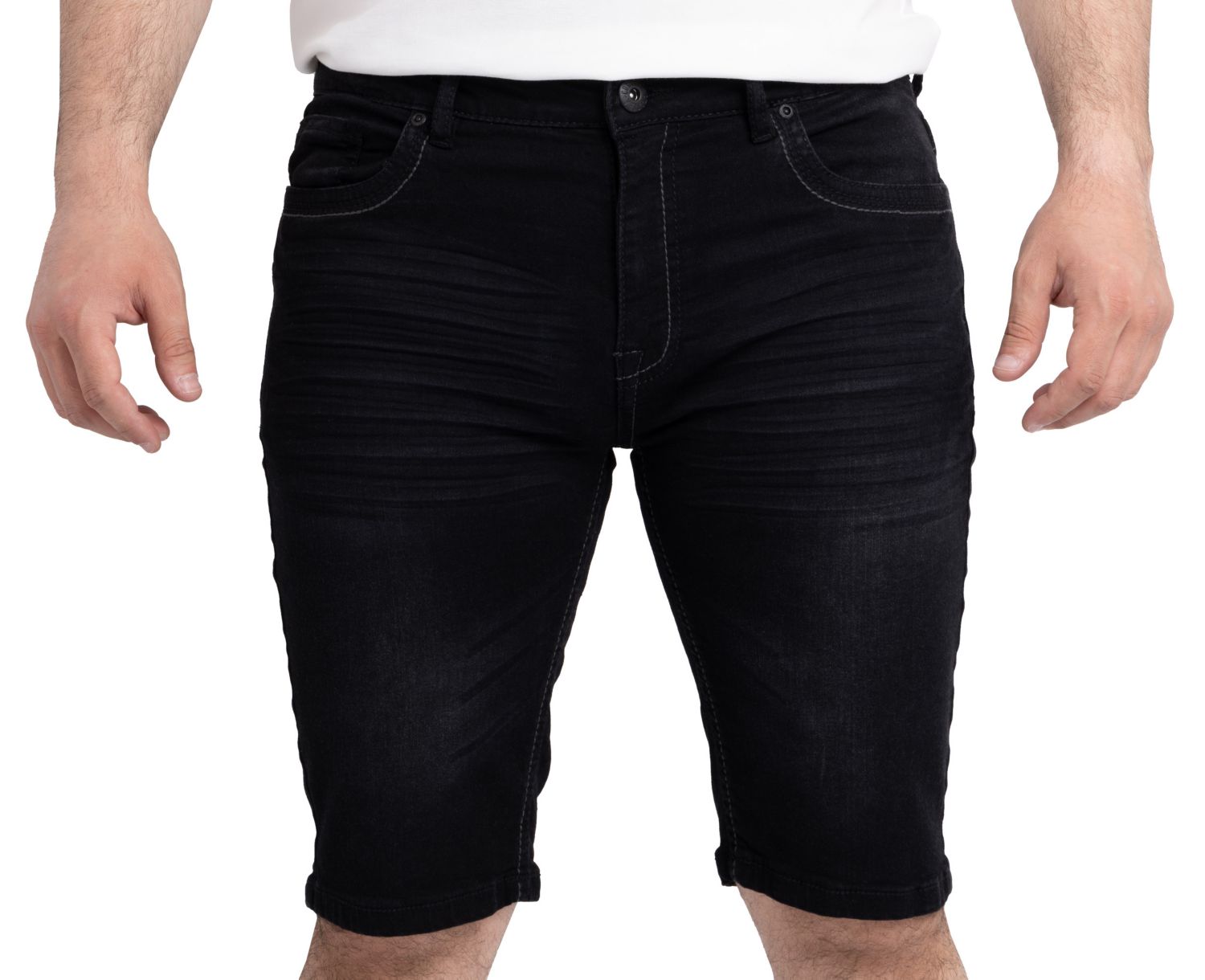 Men's Saddle Stitch Denim Shorts