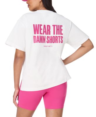 Women's Cotton Wear the Shorts T-Shirt