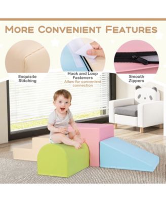 Climb and Crawl Foam Block Play Set for Infant Baby