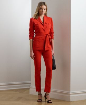 Petite Stretch Cady Cropped Pants