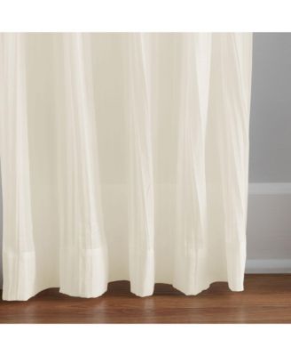 Jolie Semi-Sheer Tab Top Window Curtain