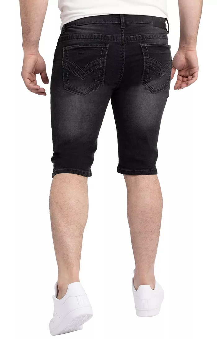 Men's Saddle Stitch Denim Shorts - thumbnail 6