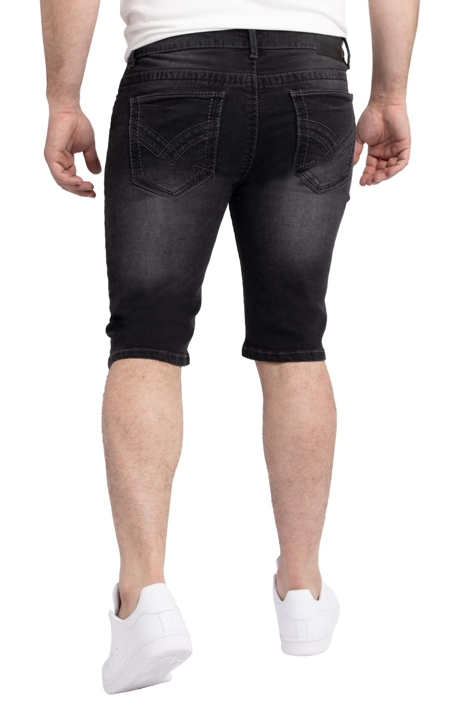 Men's Saddle Stitch Denim Shorts