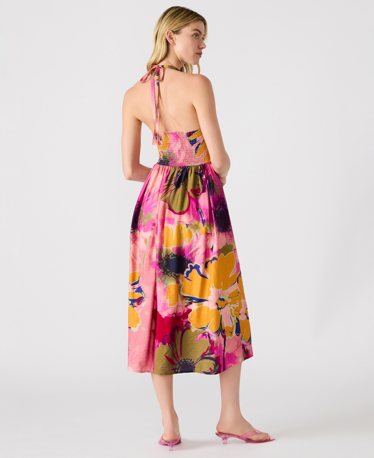 Steve Madden Piper Floral Halter Sundress