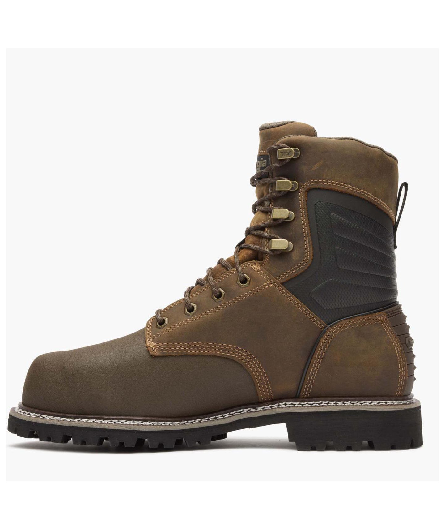 Мужские ботинки GEORGIA BOOT Brute Composite Toe Met Guard Waterproof Work Boot, цвет: Коричневый — фото 8