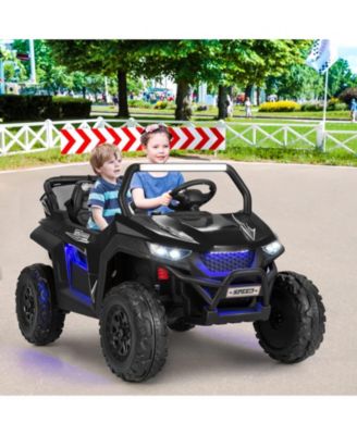 12V 2-Seater Kids Ride on UTV with Slow Start Function and Music Player