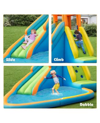 Inflatable Water Slide Kids Bounce House with Blower