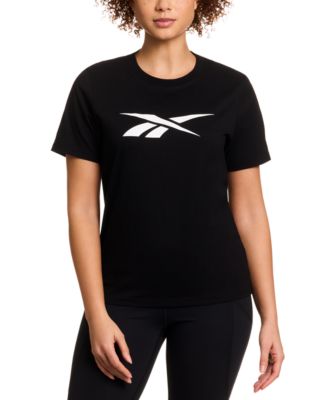 Reebok - Women's Cotton Logo-Graphic Crewneck T-Shirt