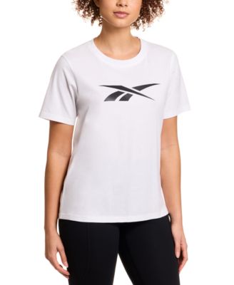 Women's Cotton Logo-Graphic Crewneck T-Shirt