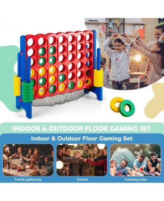 4-to-Score Giant Game Set with Net Storage