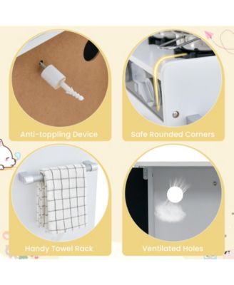 Toddler Pretend Play Kitchen for Boys and Girls 3-6 Years Old