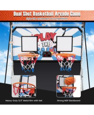 Indoor Double Electronic Basketball Game with 4 Balls