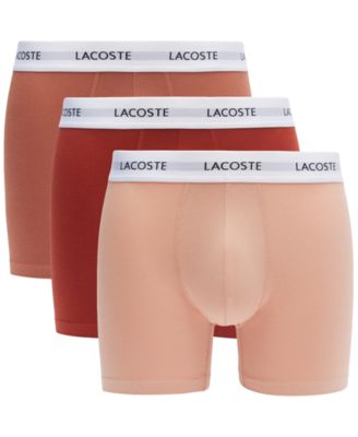 Lacoste - Men's 3pk. Regular-Fit Logo Boxer Briefs