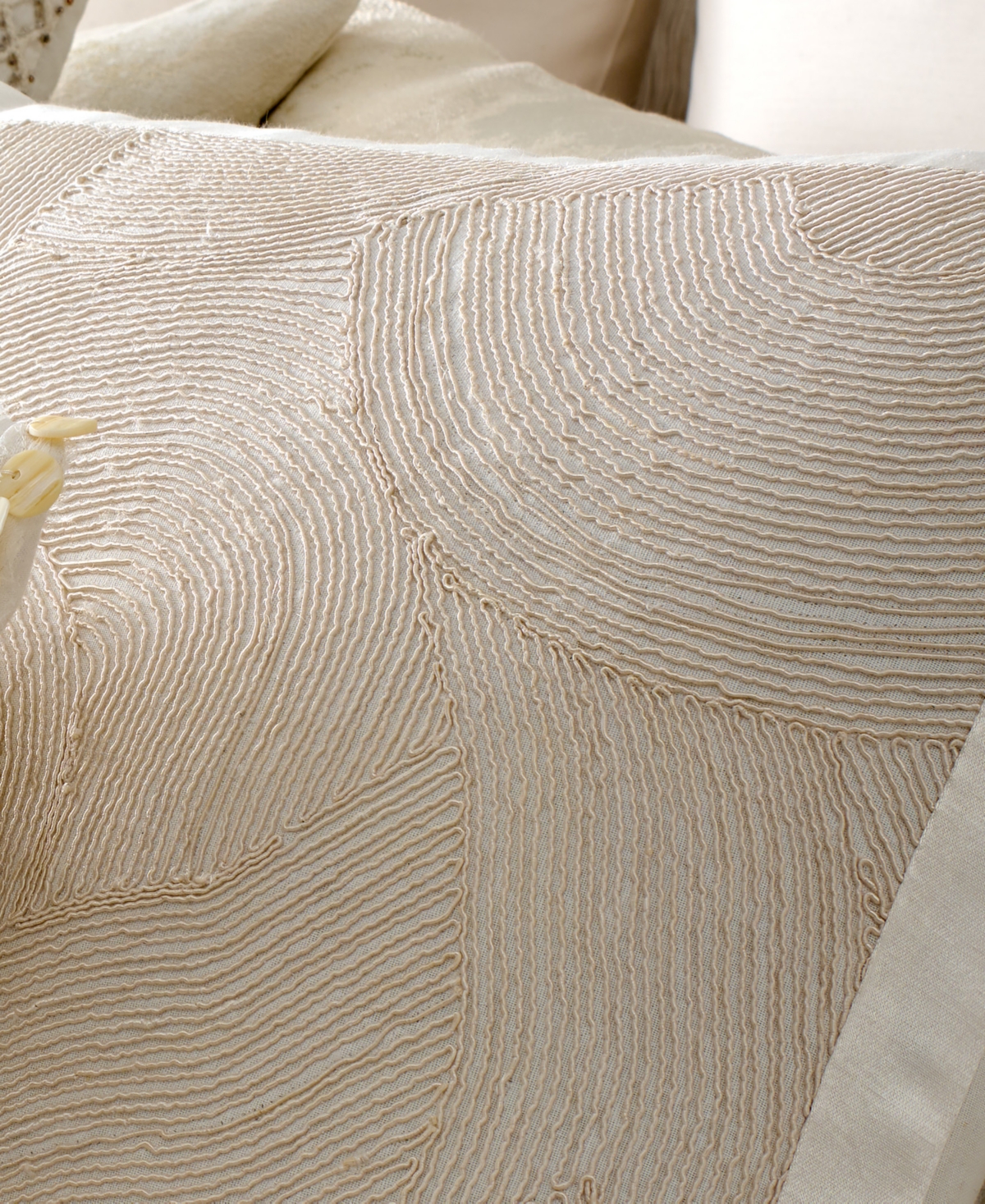 Donna Karan Home Cord Swirl Decorative Pillow, 20" X 20"
