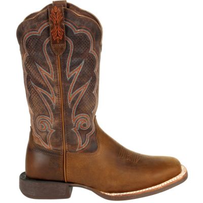 Lady Rebel Pro  Women's Cognac Ventilated Western Boot