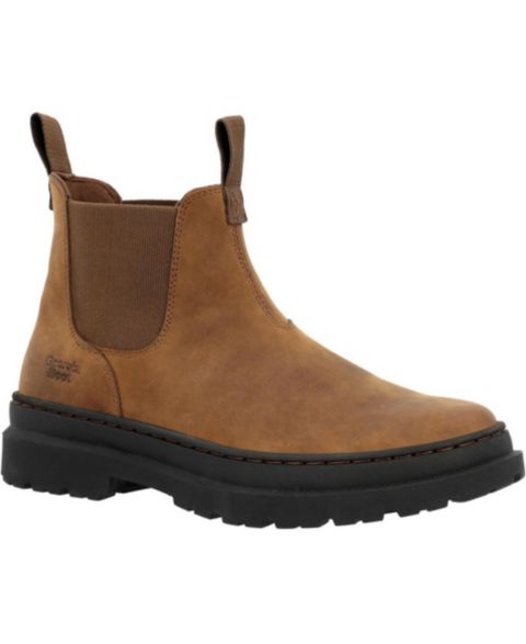 Мужские ботинки-челси Georgia Boot Romeo SuperLyte, цвет: Коричневый