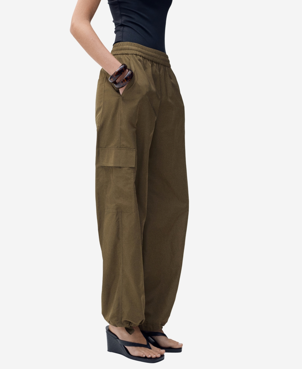 Shop Mango Women's Straight Cargo Pants
