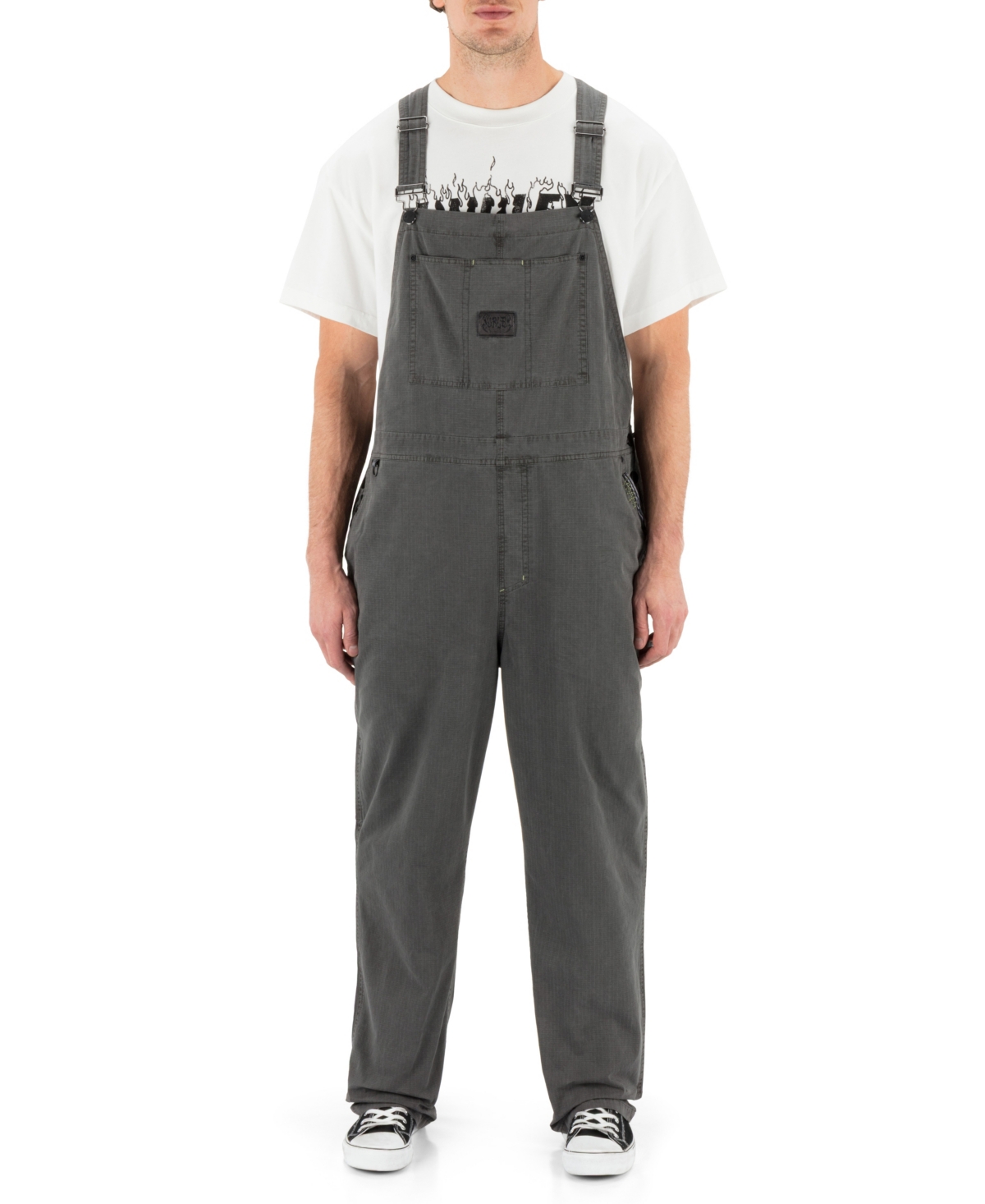Men's Backstage Wide Overall Pants - Black