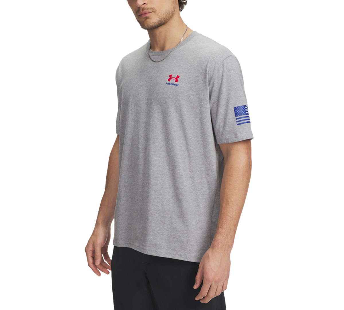 Мужские Under Armour Men's Freedom Flag Logo T-Shirt — фото 1